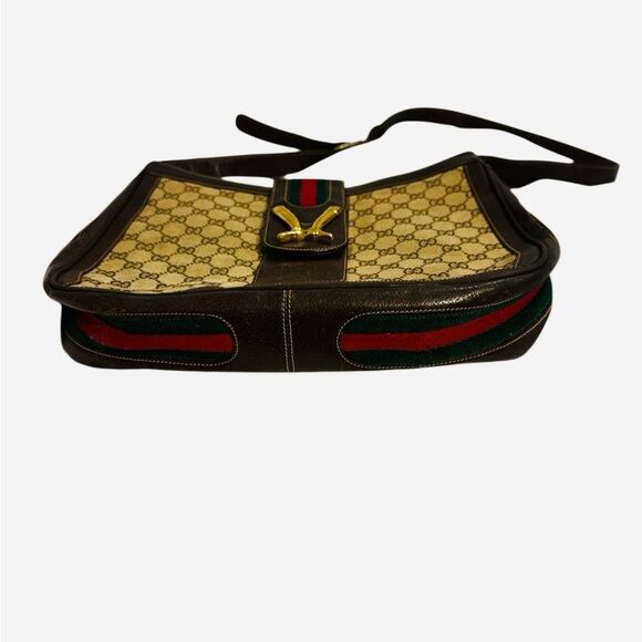 Gucci Brown and Gold Shoulder Bag - Picture 9 of 15